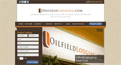 Desktop Screenshot of oilfieldlodging.com
